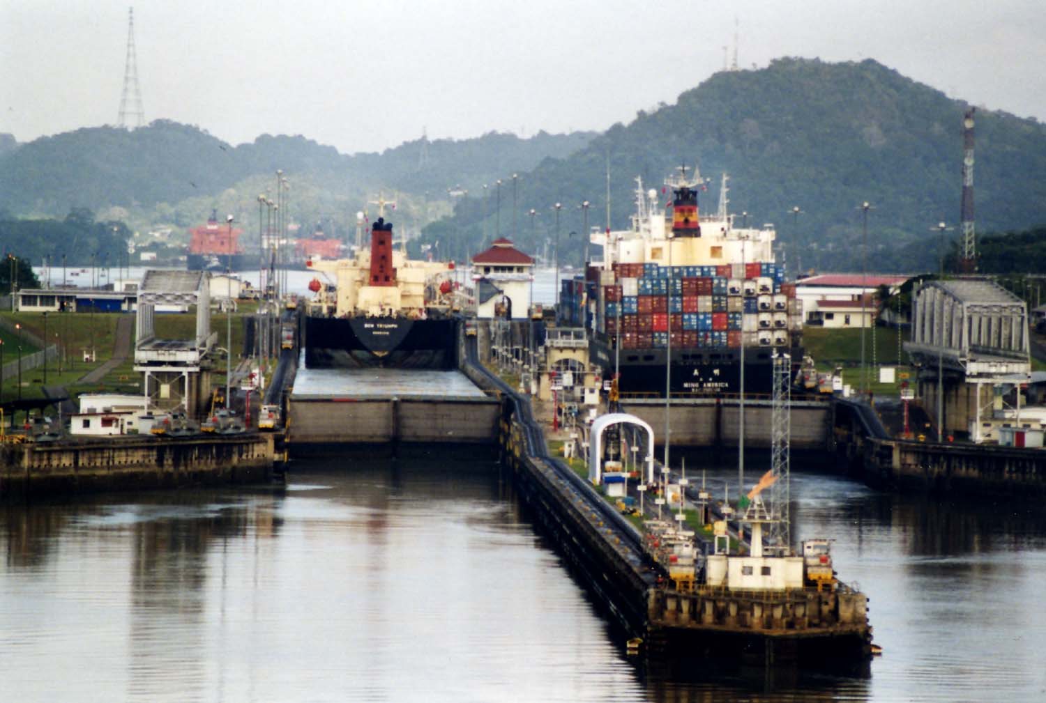 Canal de Panamá en Miraflores